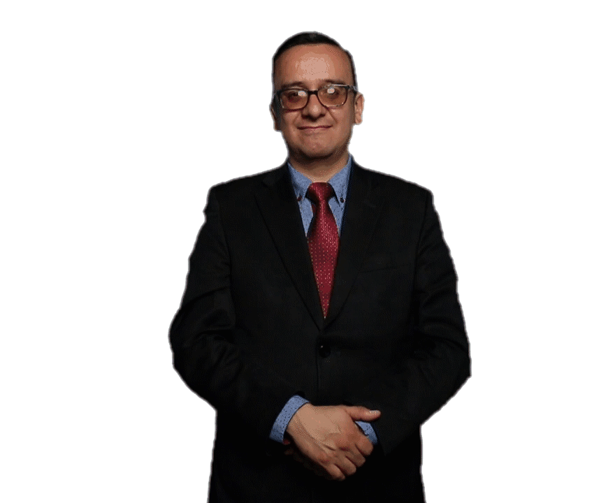 Gif de provisión de interpretes señado por una persona sorda